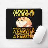 Cute Hamster Design For Men Women Kids Dwarf Hamst Muismat (Met muis)