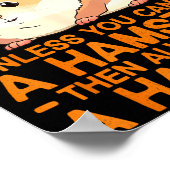 Cute Hamster Design For Men Women Kids Dwarf Hamst Poster (Hoek)