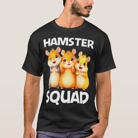 Cute Hamster Design For Men Women Kids Dwarf Hamst T-shirt (Voorkant)
