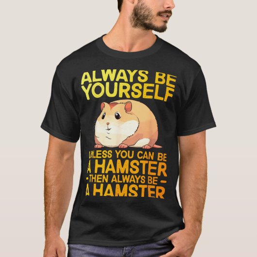 Cute Hamster Design For Men Women Kids Dwarf Hamst T-shirt (Voorkant)