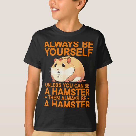 Cute Hamster Design For Men Women Kids Dwarf Hamst T-shirt (Voorkant)