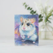 Cute Hamster Dragon Briefkaart (Staand voorkant)
