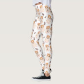 Cute Hamster Face and Seeds Pattern Leggings (Links)
