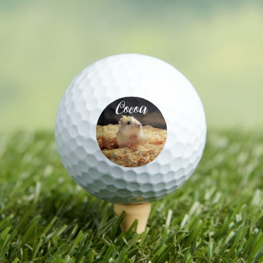 Cute Hamster Gift for Hamster Lovers Golfballen (Insitu Shirt)