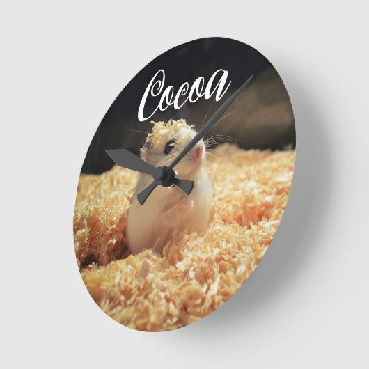 Cute Hamster Gift for Hamster Lovers Ronde Klok (Hoek)