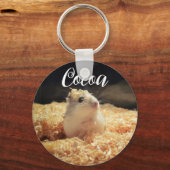 Cute Hamster Gift for Hamster Lovers Sleutelhanger (Voorkant)