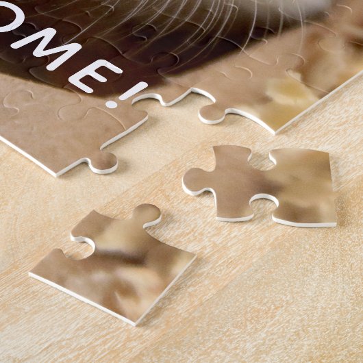 Cute Hamster Hallo Daar Welkom thuis Legpuzzel (Zijkant)