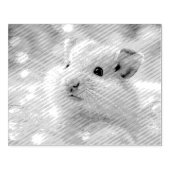 Cute Hamster in bubbles Rubberstempel (Afrduk)