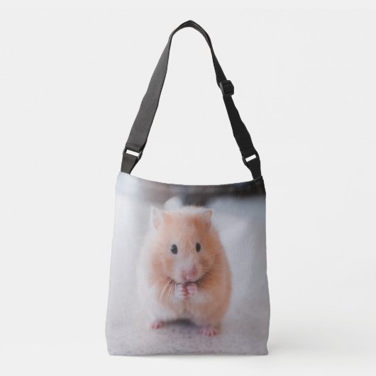 Cute Hamster Love Animals Crossbody Tas (Voorkant)