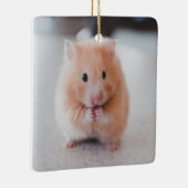 Cute Hamster Love Animals Keramisch Ornament (Rechts)