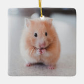 Cute Hamster Love Animals Keramisch Ornament (Voorkant)