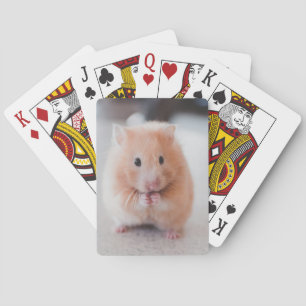 Cute Hamster Love Animals Pokerkaarten
