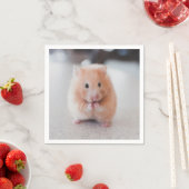 Cute Hamster Love Animals Servet (Insitu)