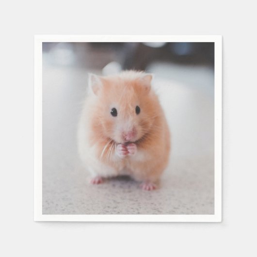 Cute Hamster Love Animals Servet (Voorkant)