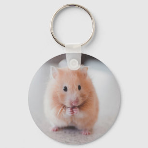 Cute Hamster Love Animals Sleutelhanger