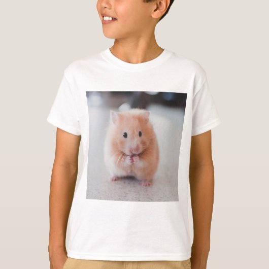 Cute Hamster Love Animals T-shirt (Voorkant)