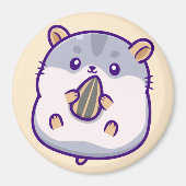 Cute Hamster Magneet (Voorkant)