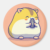 Cute Hamster Magnet (Voorkant)