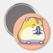 Cute Hamster Magnet (Voorkant / Achterkant)
