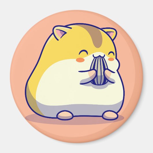 Cute Hamster Magnet (Voorkant)