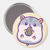 Cute Hamster Magnet (Voorkant / Achterkant)