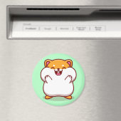 Cute Hamster Magnet (Insitu (Vaatwasser))