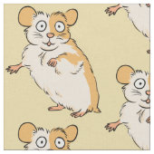 Cute Hamster Pattern Stof (Close Up)