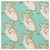 Cute Hamster Pattern Stof (Swatch)