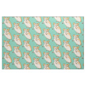 Cute Hamster Pattern Stof (Fat Quarter)
