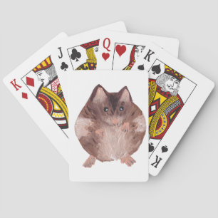 Cute Hamster Pokerkaarten