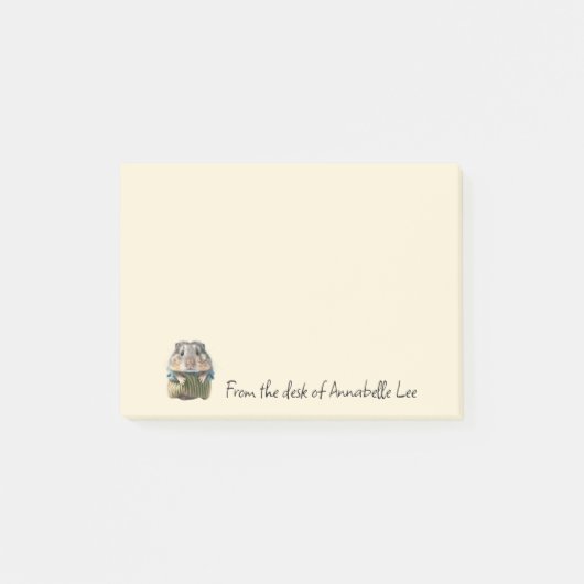 Cute Hamster Post-it Notes (Voorkant)