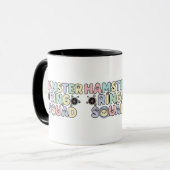 Cute Hamster Ring Squad Pastel Design Mok (Voorkant links)