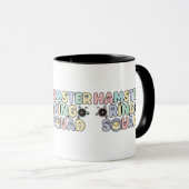 Cute Hamster Ring Squad Pastel Design Mok (Voorkant rechts)