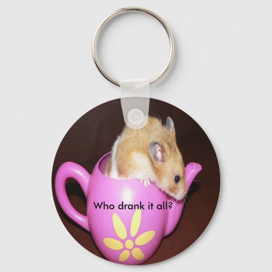 Cute Hamster Sleutelhanger (Voorkant)
