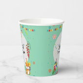 Cute Hamster ThUnited Kind Birthday Party Papieren Bekers (Links)