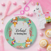 Cute Hamster ThUnited Kind Birthday Party Papieren Bordje (Feest)