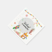 Cute Hamster ThUnited Kind Birthday Party Servet (Hoek)