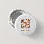 Cute Hamster Verjaardagsfeestje | Kinderen Hamster Ronde Button 3,2 Cm (Voorkant /achterkant)