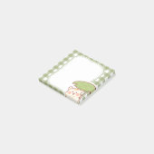 Cute Hamster with Lotus Leaf Frame Post-it® Notes (Schuin)