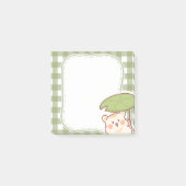 Cute Hamster with Lotus Leaf Frame Post-it® Notes (Voorkant)