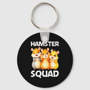 Cute hamsterontwerp voor mannen vrouwen kinderen d sleutelhanger