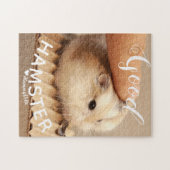 Cute Hamter is een goede hamster Legpuzzel (Horizontaal)