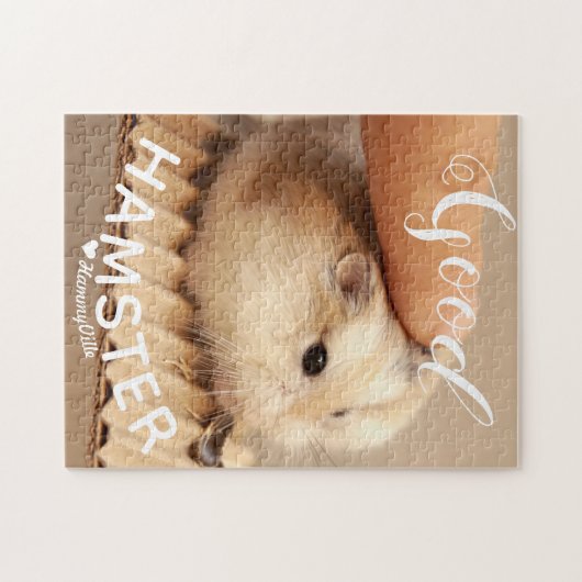 Cute Hamter is een goede hamster Legpuzzel (Horizontaal)