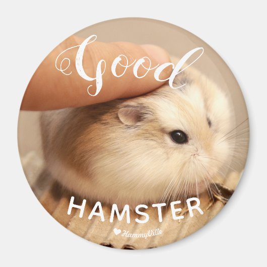 Cute Hamter is een goede hamster Magneet (Voorkant)