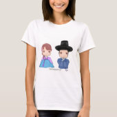 Cute Hanbok koppels T-shirt (Voorkant)