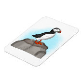 Cute Hand draw Puffin Magneet (Linkerzijde)