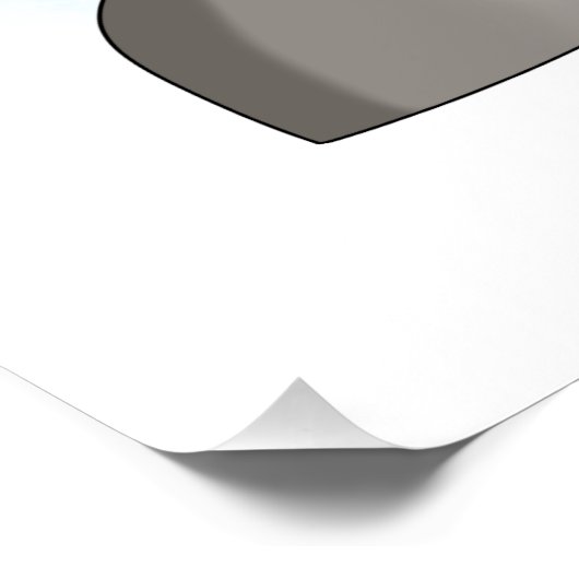 Cute Hand draw Puffin Perfect Poster (Hoek)