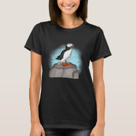 Cute Hand draw Puffin T-shirt