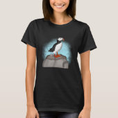 Cute Hand draw Puffin T-shirt (Voorkant)
