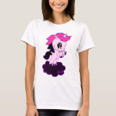 Cute Hand draw Unicorn Dames T-shirt (Voorkant)